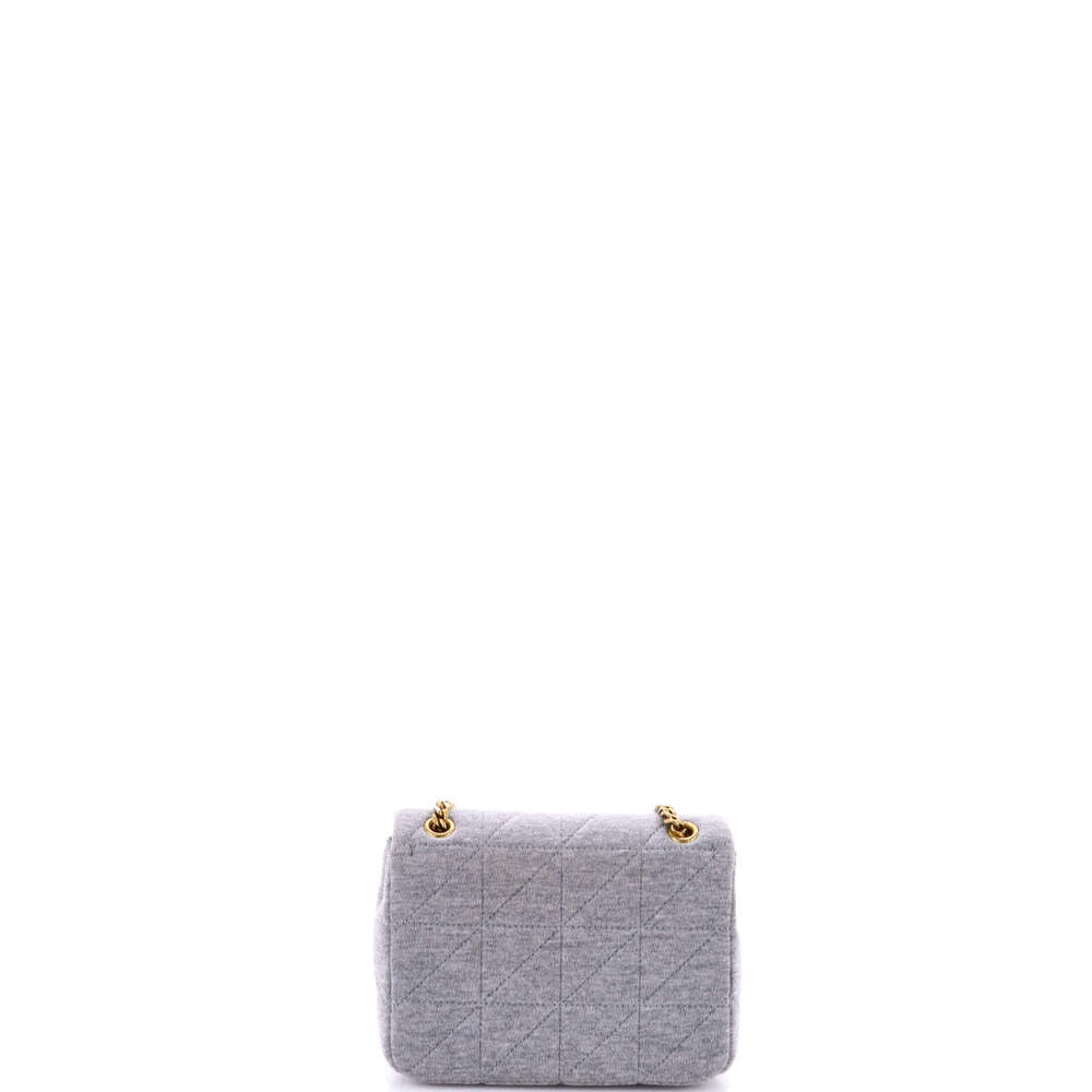 Saint Laurent Small Jamie Flap Bag Quilted Jersey - Picture 3 of 6